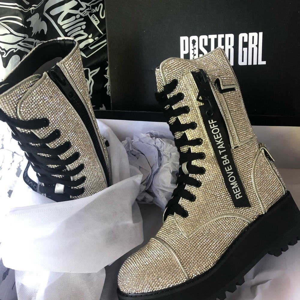 Dolls Kill Billionaire Bling Boots